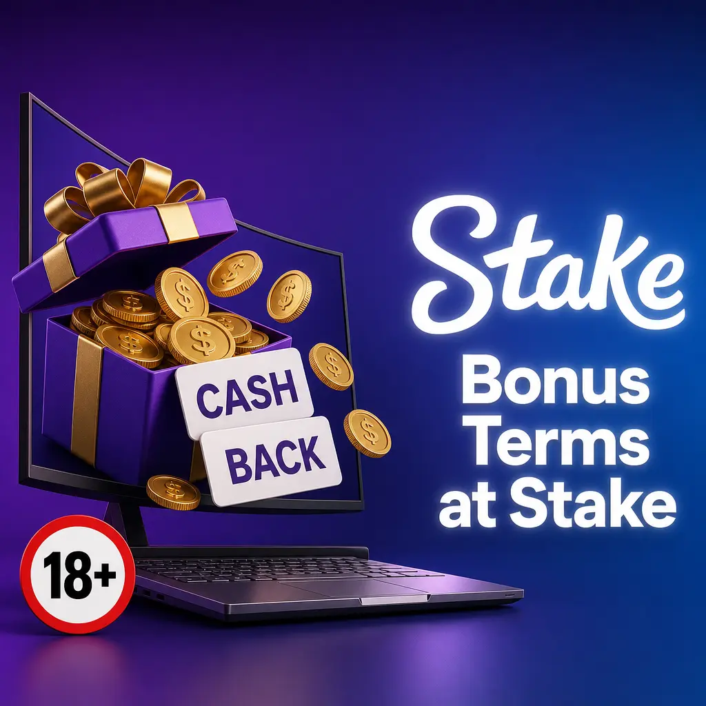 Bonus Terms at Stake casino promotions