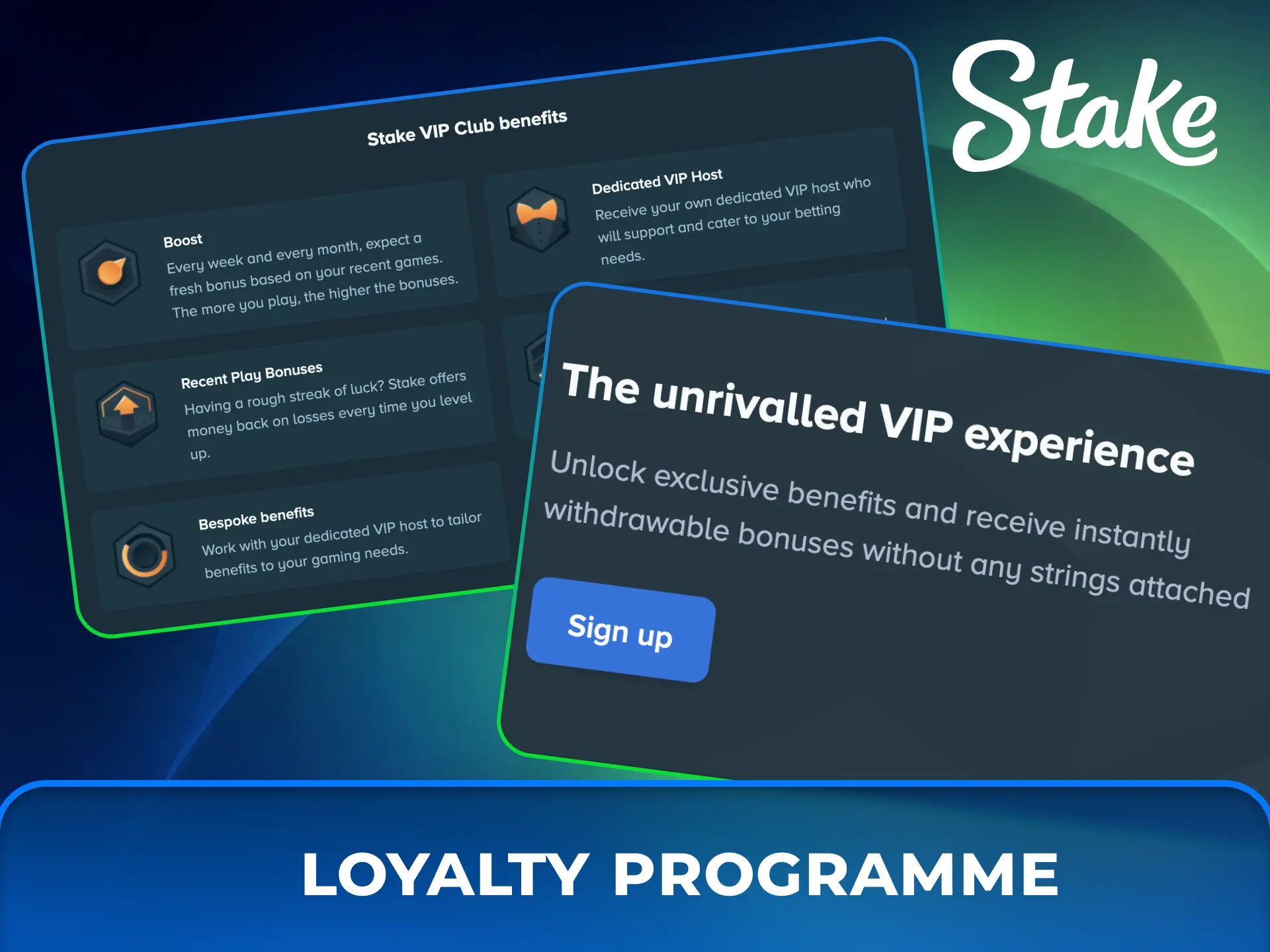 Stake Loyalty Programme tiers and rakeback benefits