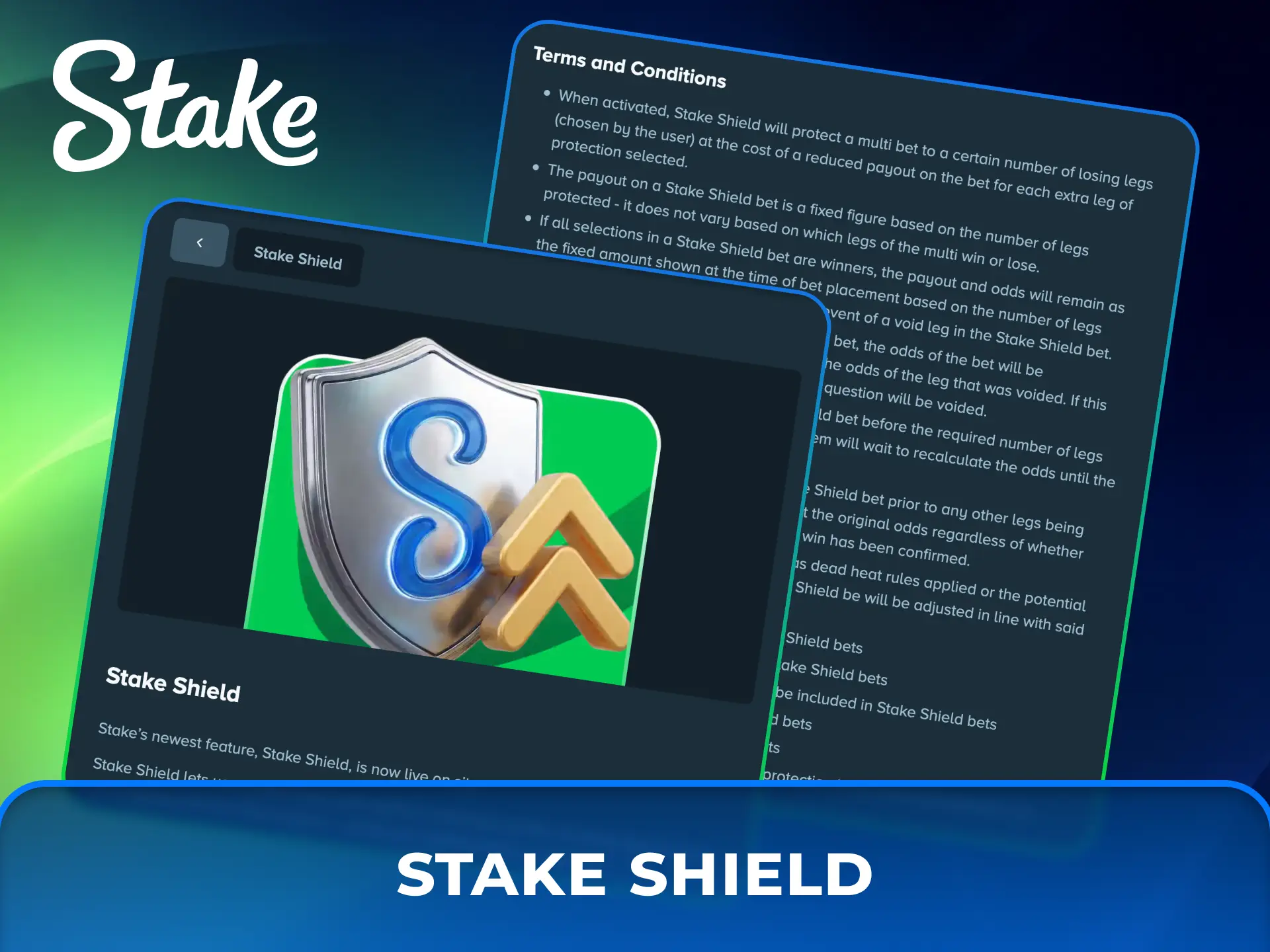 Protect your bets with Stake Shield protection at Stake Casino.