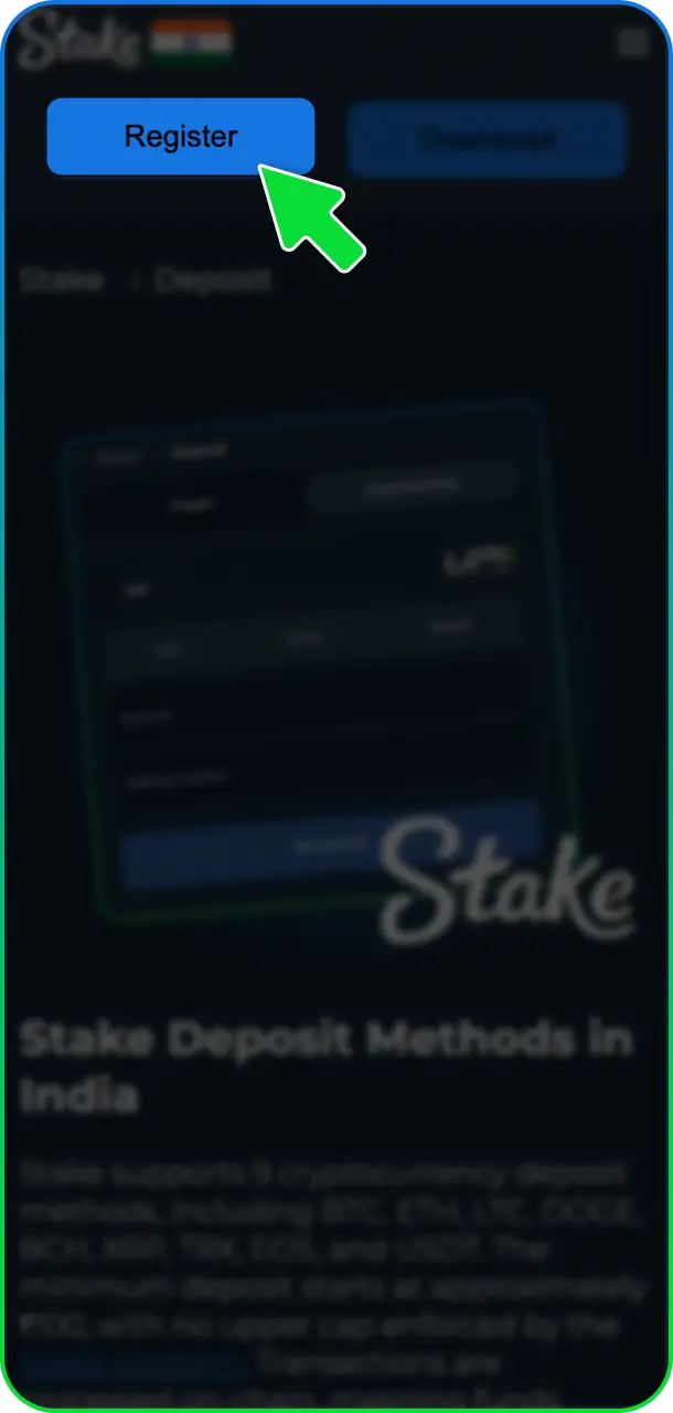 Register Stake account