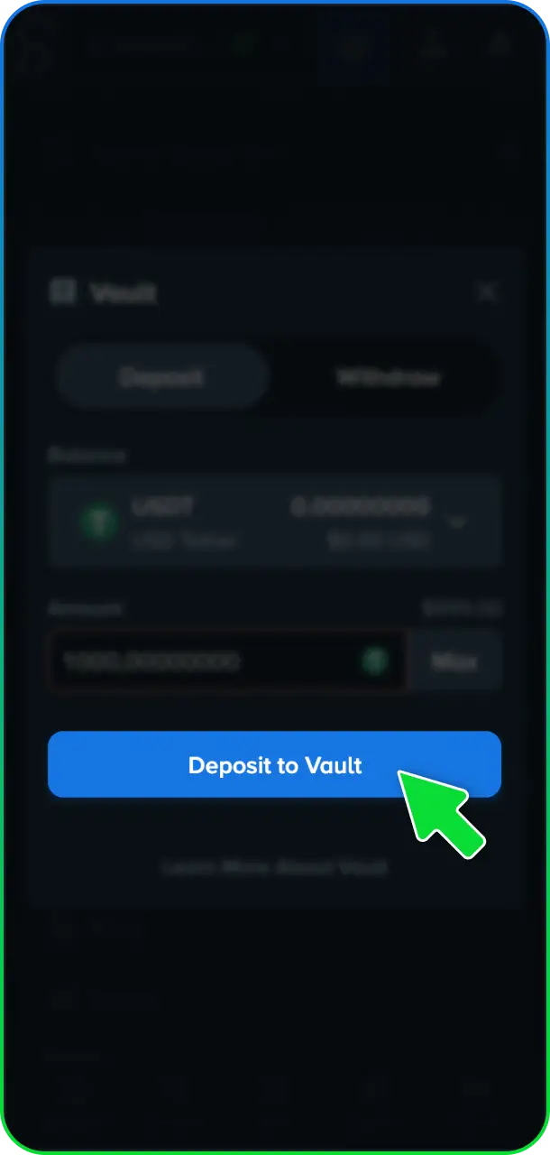 Confirm deposit and start playing
