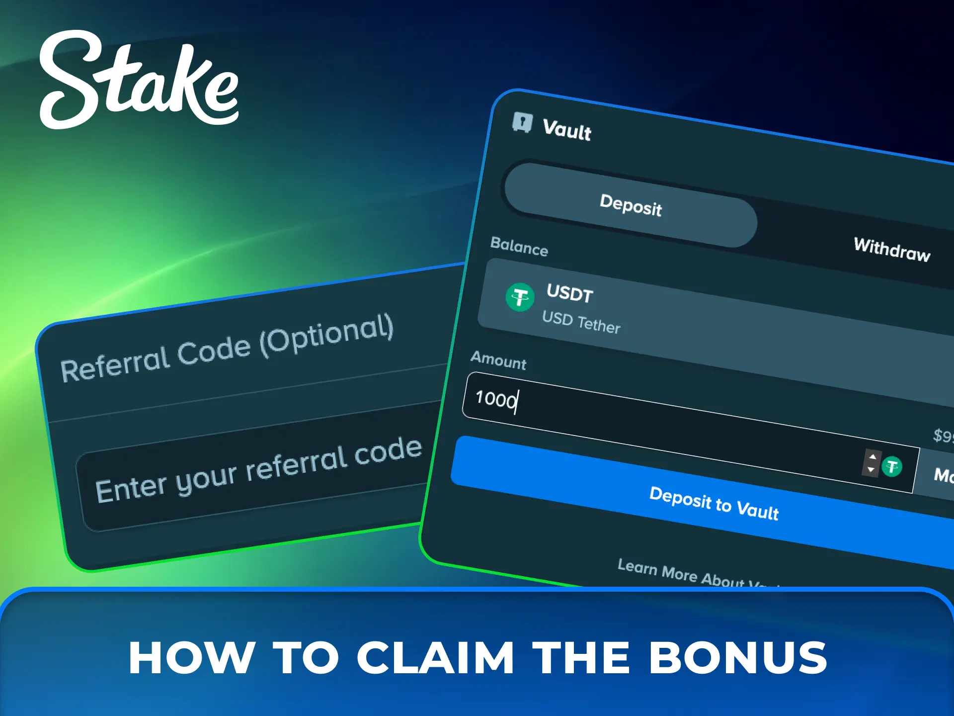 Learn how to claim the welcome bonus at Stake Casino India.