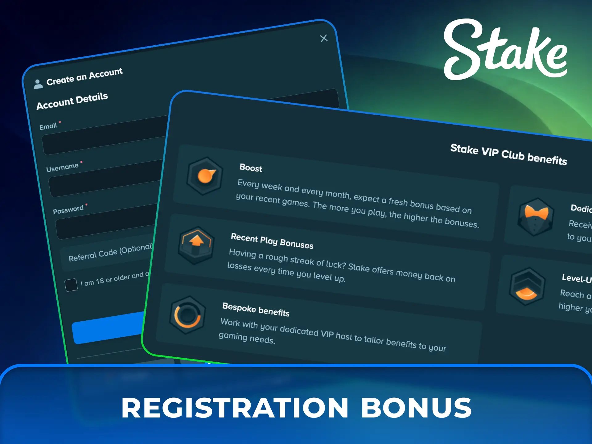 Stake Registration Bonus for Players from India