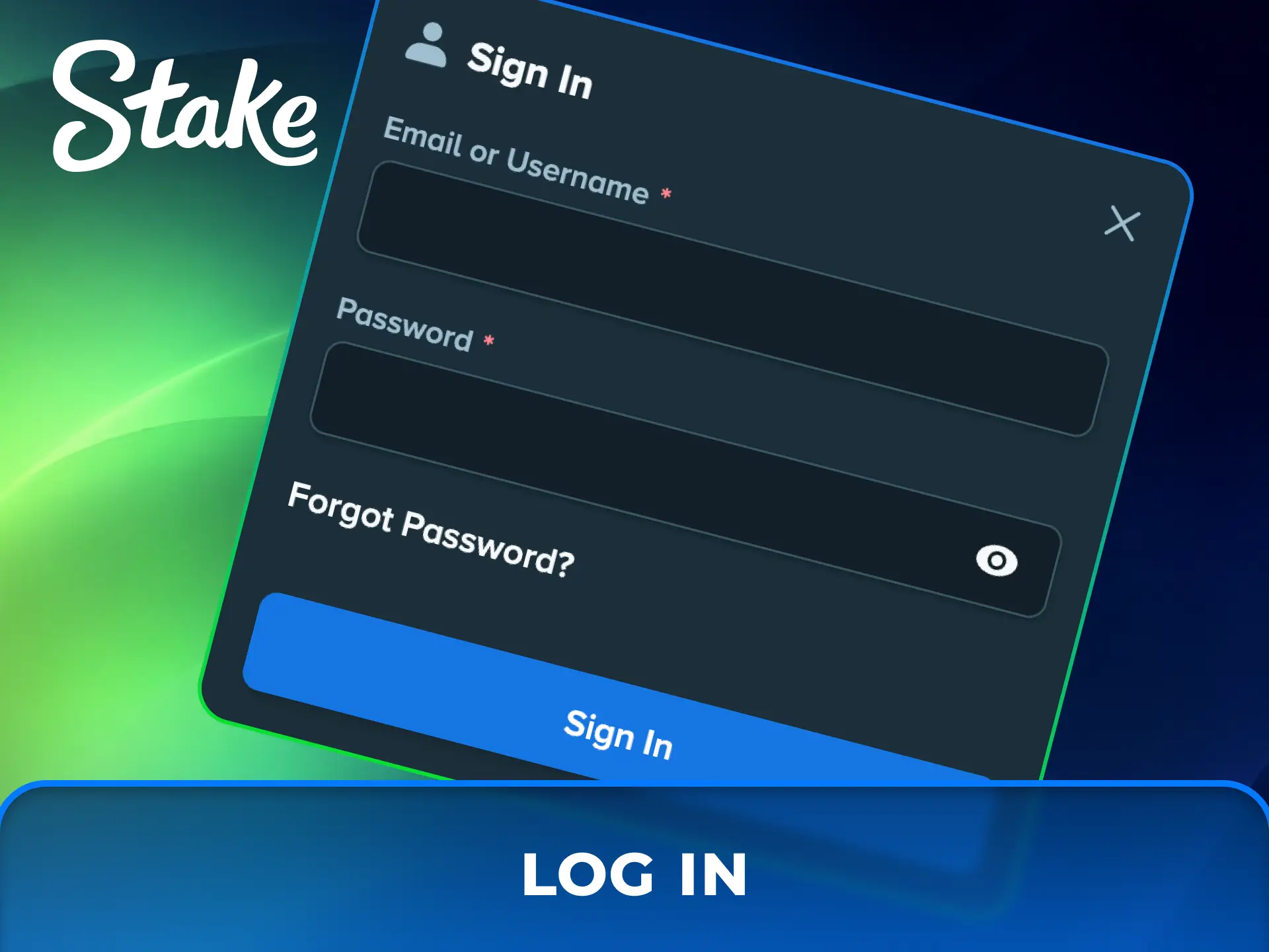 How to Log in to Your Stake Account