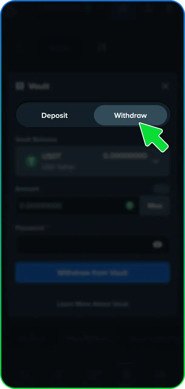 Select withdraw option to begin processing your funds at Stake Casino.